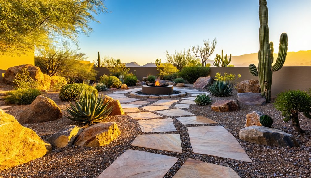 desert hardscape material options
