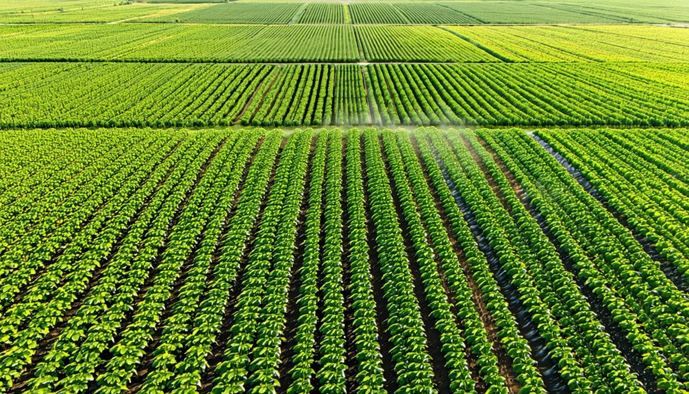 efficient crop watering system