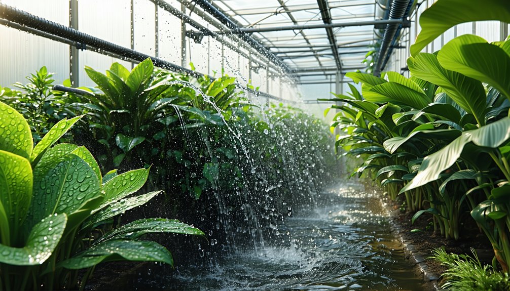 efficient greenhouse watering method