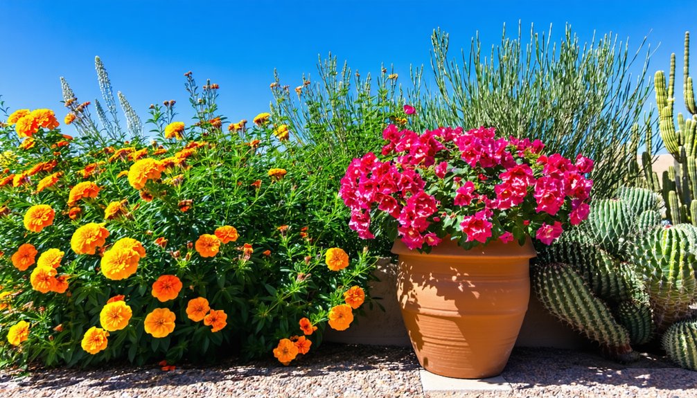 heat tolerant colorful summer plants
