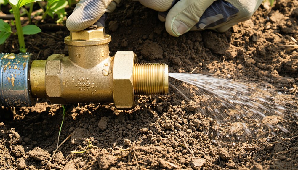 connecting water supply lines