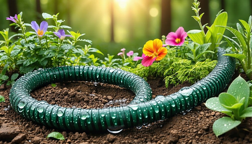 efficient irrigation with soaker hoses