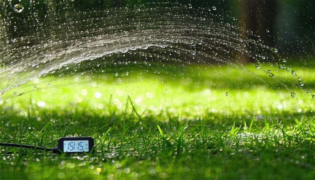 efficient lawn irrigation scheduling