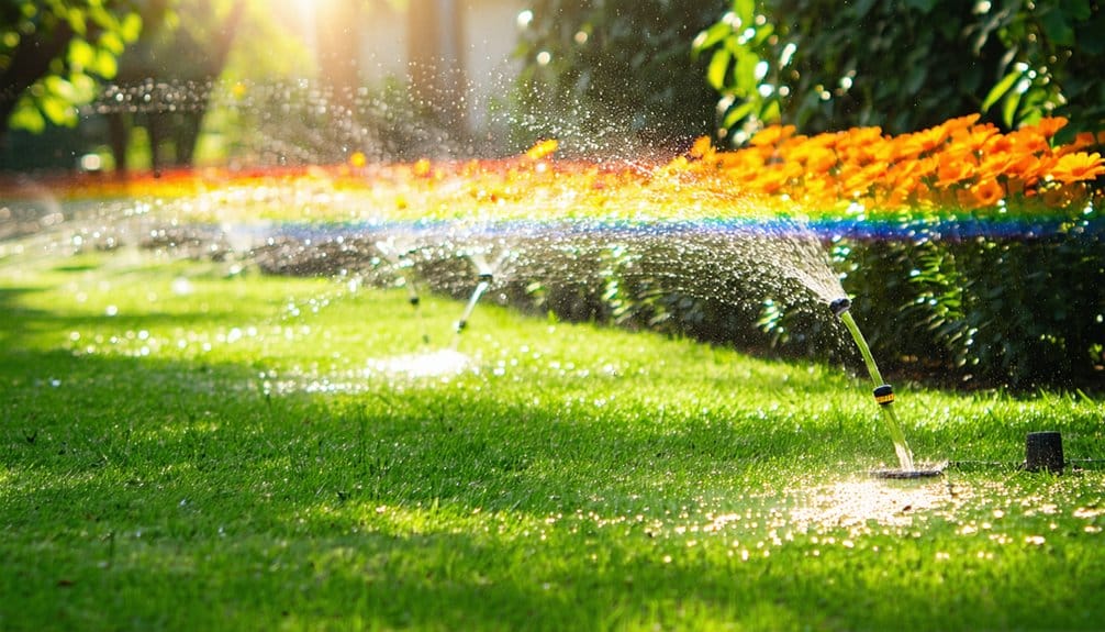 sprinkler and drip irrigation