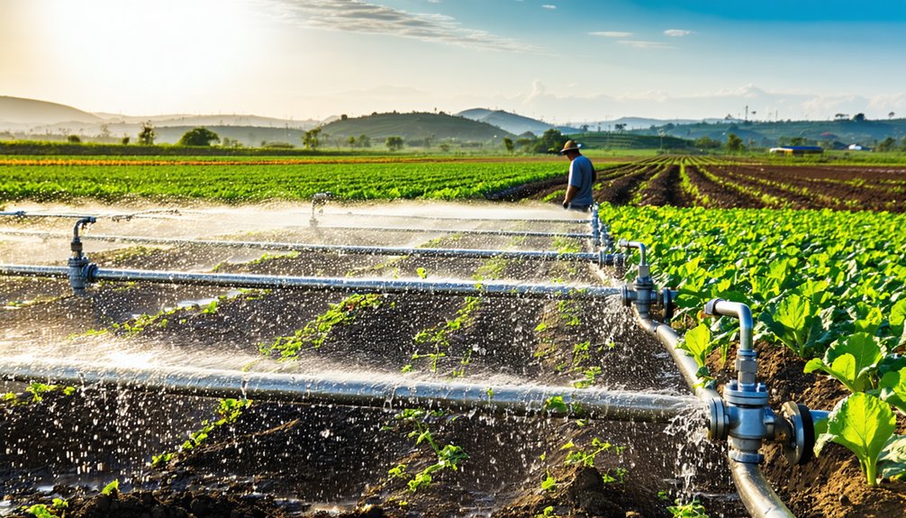 traveling irrigation system expenses
